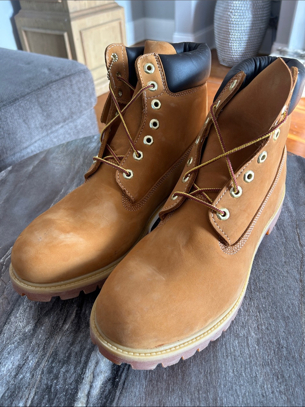 Timberland Wheat Nubuck Work Boots